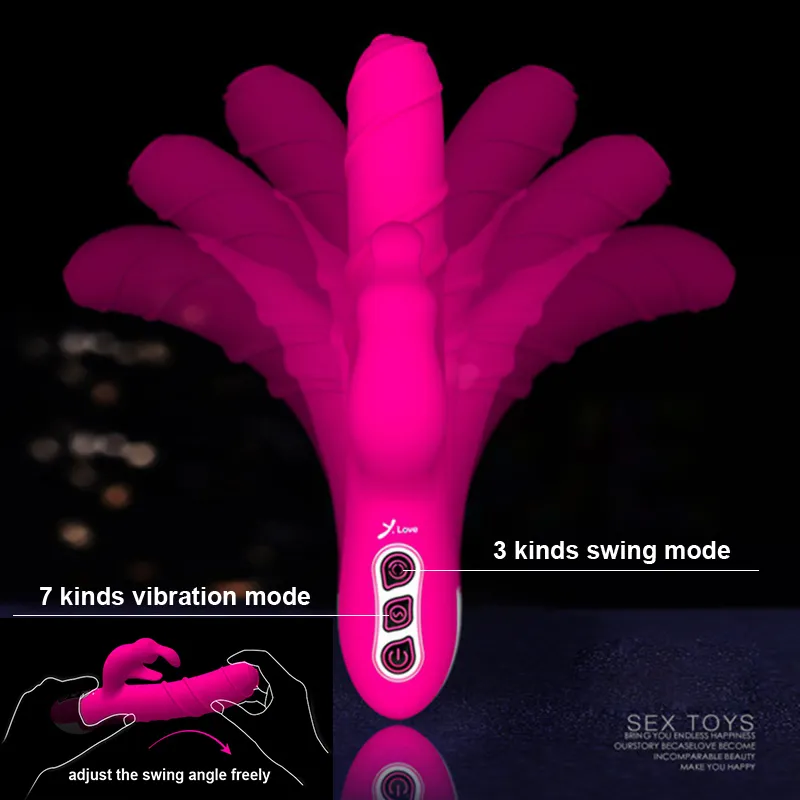 Rabbit Vibrator 360 Degree Rotating Vibrator Big Vibrating Dildo Clitoris  Stimulator G Spot Vibrator Adult Sex Toys for Women S18101003 from Dhgate  Adult Toys