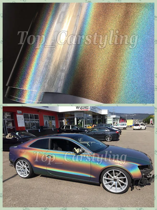 Silver Gloss Flip Psychedelic Vinyl Wrap With Air Bubble Free / Release Car  Wrapping Film Like 3m Psychedelics 1.52x20m Rol 5x67ft Roll L From  Top_carstyling, $381.91