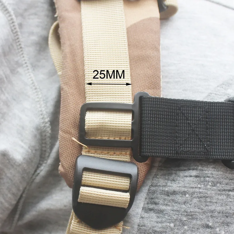 2 Pièces Sangle Sac à Dos Poitrine Bretelles Molle,Randonnée