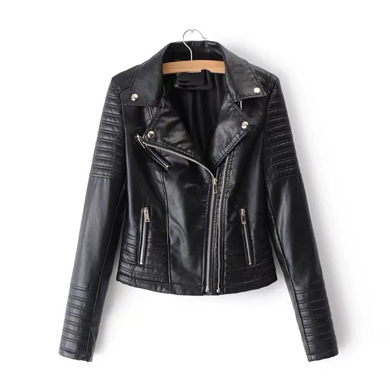 Leather jacket women 2018 deals