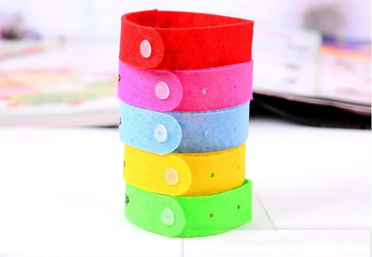 / sommar myggavstötande bandarmband Anti Mosquito Pure Natural Baby Wristband Hand Ring