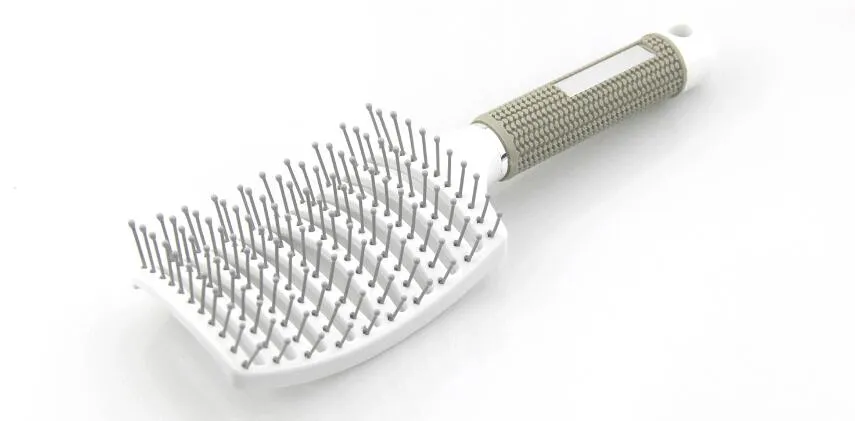 Professional Anti-static Hair Brush Curved Row Hair Comb Hairstyle Scalp Massager Hairbrush Barber Hairdressing Styling Tools New Popular