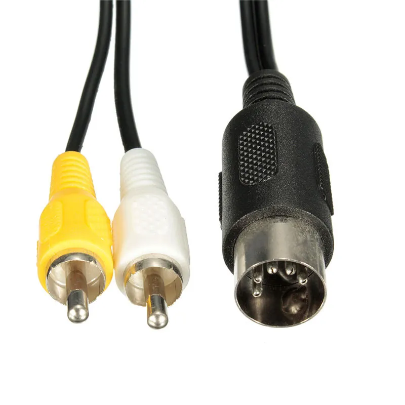 1,8 m 6FT AV-Kabel RCA Audio Video TV-Adapterkabel für Sega Genesis 1 MD1 DHL FEDEX EMS KOSTENLOSER VERSAND