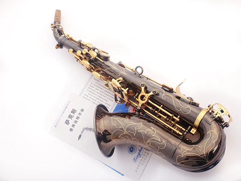 Xinghai XSS-130G Bb Small Curved Soprano Saxophone Black Nickel