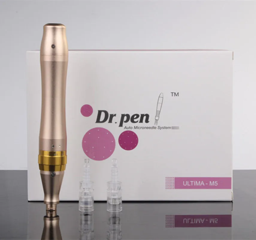 Dr Pen M5-C/M7-C Auto Microneedle System Anti-âge Réglable Aiguille Longueurs 0.25mm-2.5mm Électrique Dermapen Timbre