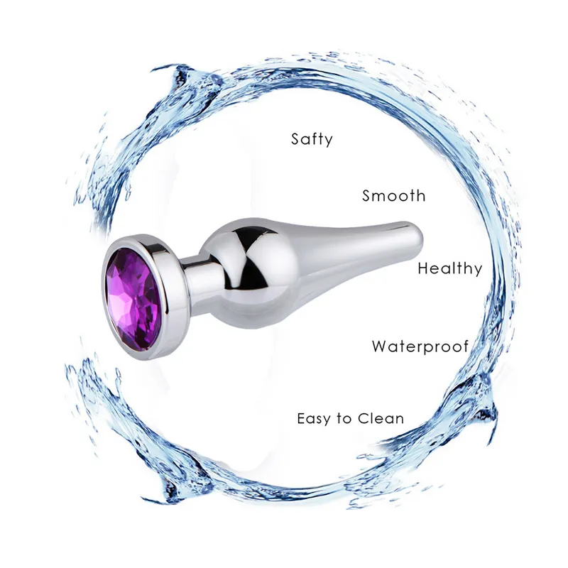 Crystal Anal Plug Set 2 Stainless Steel Anal... From Lizhang01, $15.69 |  DHgate.Com