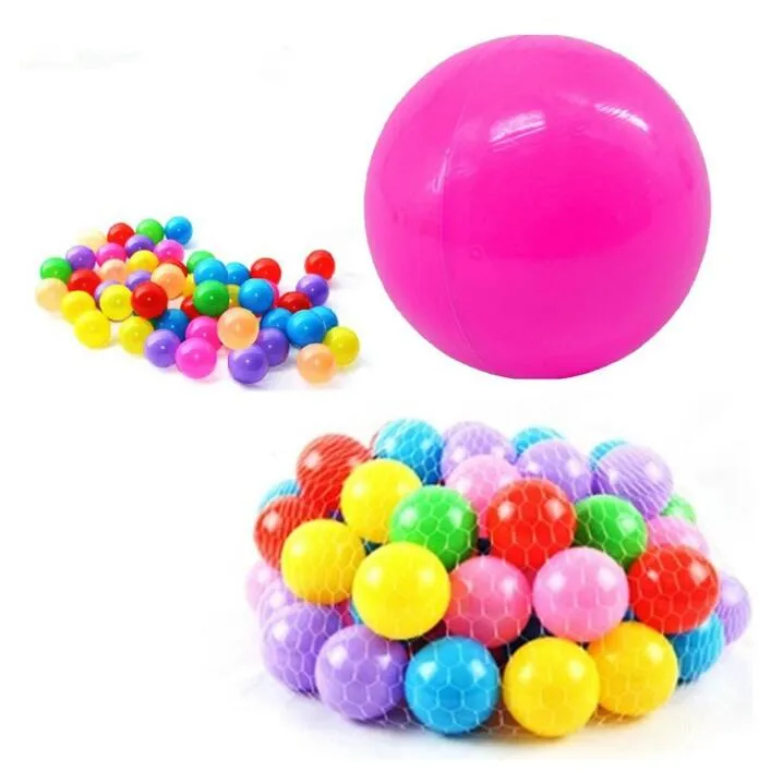 Hot Stress Ball Eco-friendly Colorful Soft Plastic Water Pool Ocean Wave Ball Baby Funny Toys Outdoor