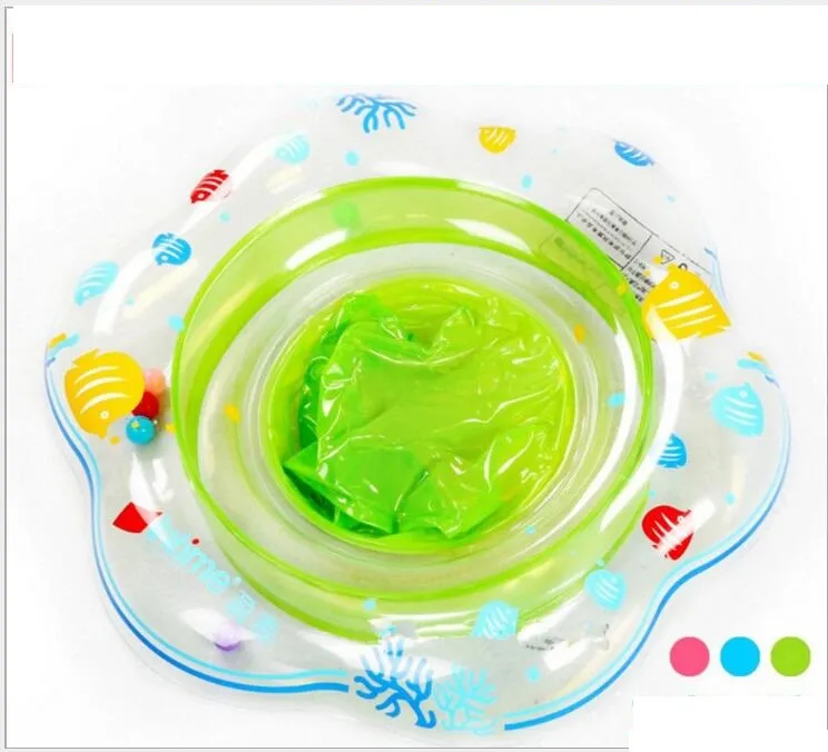 Fashion baby swim seat ring with bell infant pool boat floating swimming rings for children newborn summer floats underarm swim ri1789418