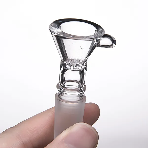 Comb Screen Glass Bowl with 14mm male joint Glass Bowl Herb Holder for Silicone Water pipe 687