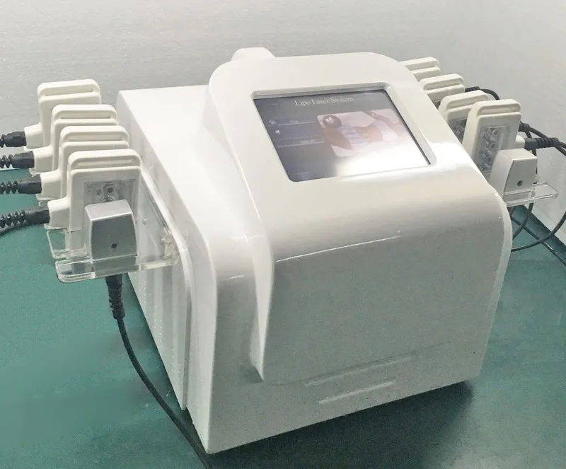 LipoLaser professionale Macchina dimagrante Lipo Laser 10 Pad 650nm Diodo Lipo Laser Macchina per liposuzione Macchina per lipolisi laser