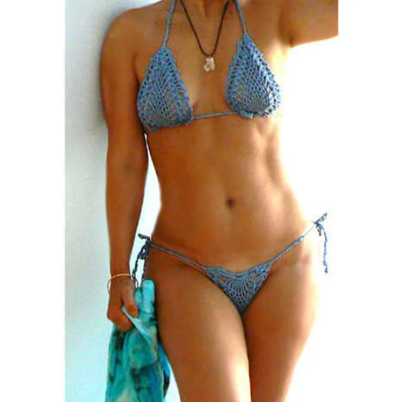 Crochet sales thong bikini