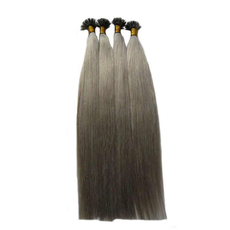 Pre-Bonded Fusion Keratin U Tip Human Hair Extensions – Straight, Balayage, 1g Per Tip