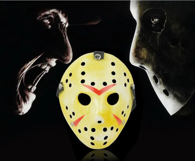 Killer Jason Mask Fredag ​​Den 13: e skräckfilmhockeymasken Scary Halloween kostym Cosplay Festival Party Prop Mask
