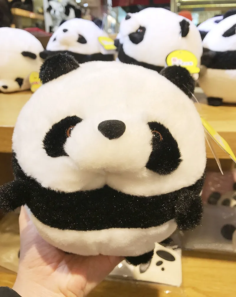 15 cm Mini Panda Bonito brinquedos de Pelúcia Bolas Rodadas Kung animais de Pelúcia para a festa de aniversário favor fornecimento de presente de natal presente do dia das Crianças