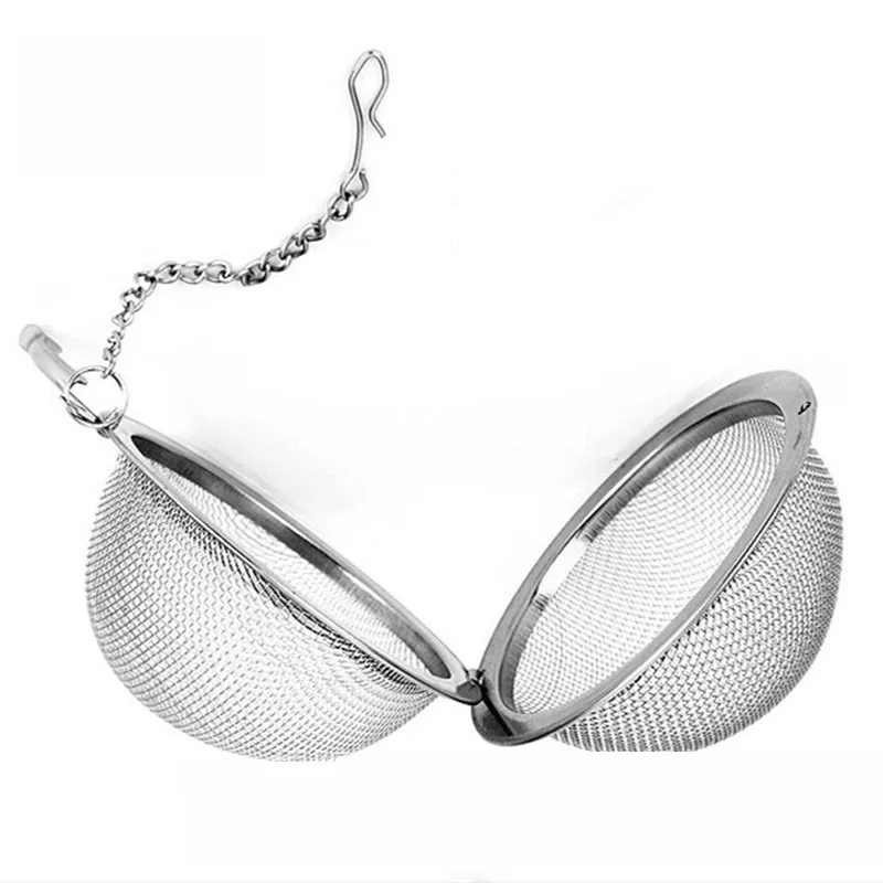 Boules de thé en maille d'acier inoxydable 5cm, infuseur à thé, passoires, filtres, diffuseur à intervalle pour le thé, cuisine, outils de Bar à manger, WX9-378