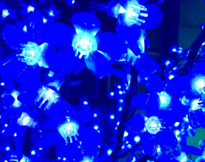 Artificiale Ciliegia Blossom Tree Light Christmas Light Lampadine a LED 2M / 6.5FT Altezza 110 / 220Vac USO ARTIVO A PIRE A PIRESTO