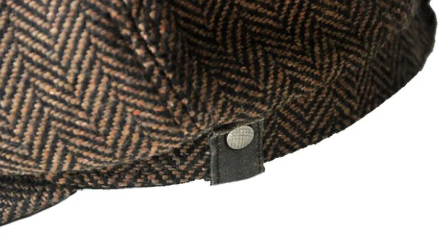 Fashion Newsboy Caps för män och kvinnor Hattar Gorras Planas Designer Cap Leisure och ullblandning Konserverad Koala Flat Cap 3140287