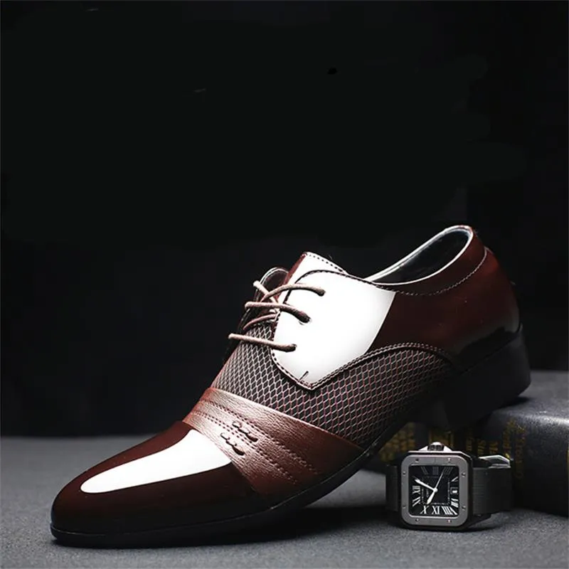 2018 nouveauté hommes chaussures noir marron bordeaux en cuir véritable hommes chaussures d'affaires taille américaine 7-11 avec livraison gratuite