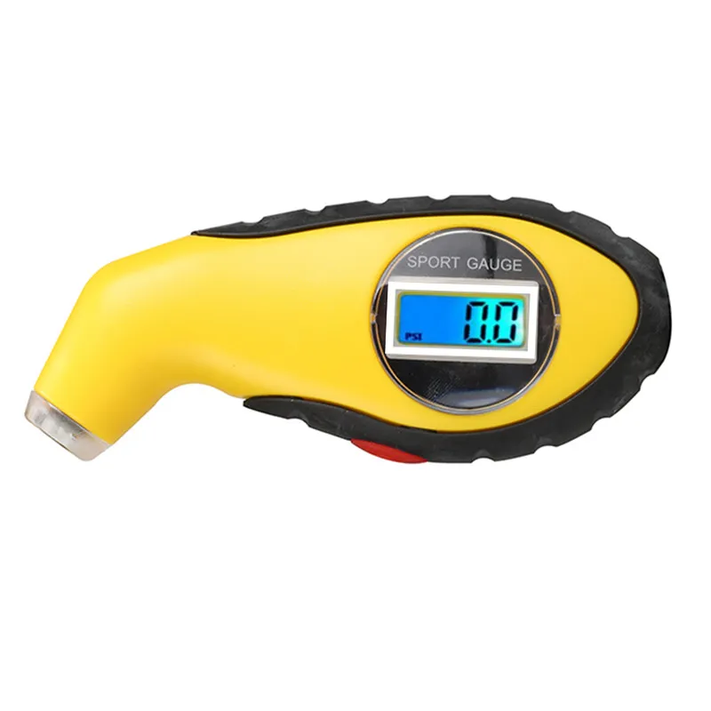 5.0-100PSI Digital LCD display backlight Tire Tyre Air Pressure Gauge Tester Tool For Auto Car Motorcycle PSI, KPA, BAR