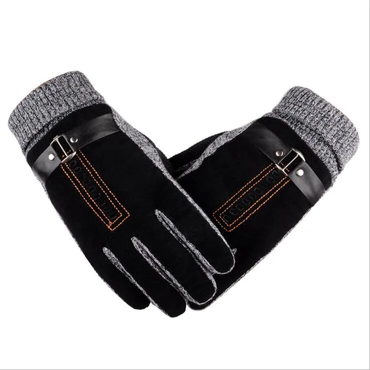 Guantes térmicos de diseñador para hombre Verano Invierno Cinco dedos Guantes Dedo protegido Cálido Mantener polar Grueso Guantes transpirables 1651726