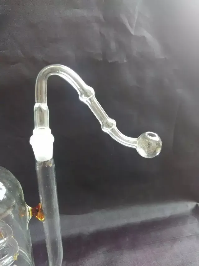 Explosive money On the pot Wholesale Glass bongs Oil Burner Glass Water Pipes Oil Rigs Smoking Free