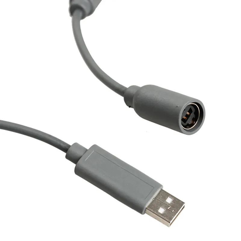 Новый 26 -см конвертер адаптер проводной контроллер PC USB -порт кабельный шнур для шнура для Xbox 360 DHL FedEx UPS Бесплатная доставка