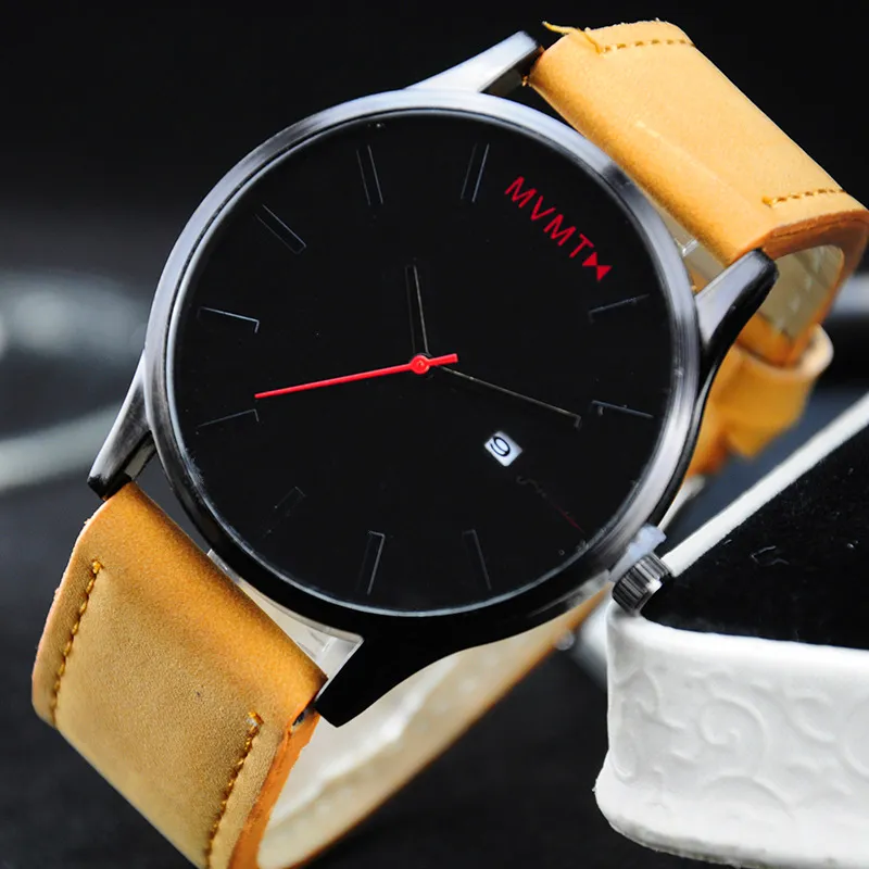 Relogio Masculino 2022 Fashion Big Dial Minimalism Wristwatch Men Watch Leather Business Quartz Men's Watch Calendar Male Clock