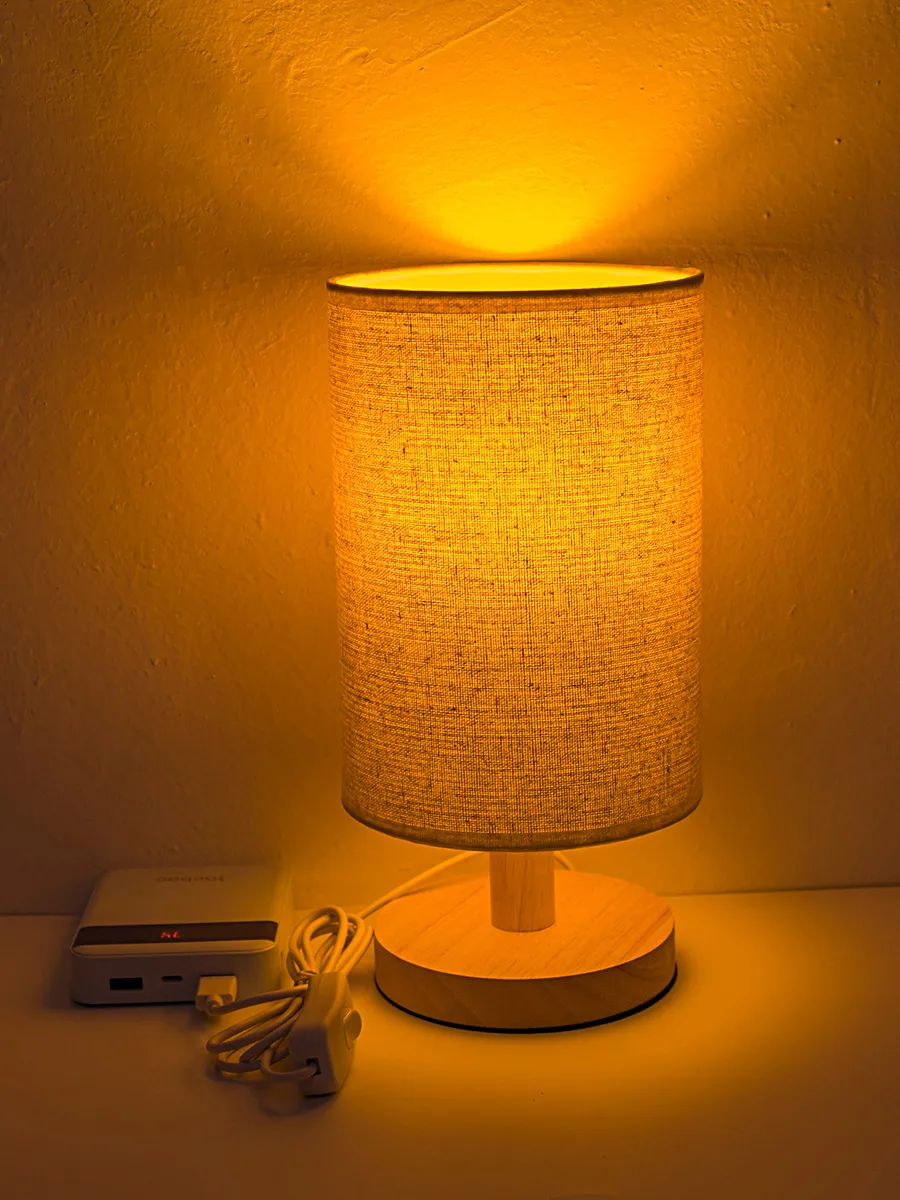 Wooden Lamp Base USB Table Lamp Fabric Lampshade Night Light: Modern,  Portable, Durable Design For Desk Reading From Indoorlighting2100, $15.08 |  DHgate.Com, image size:900x1200