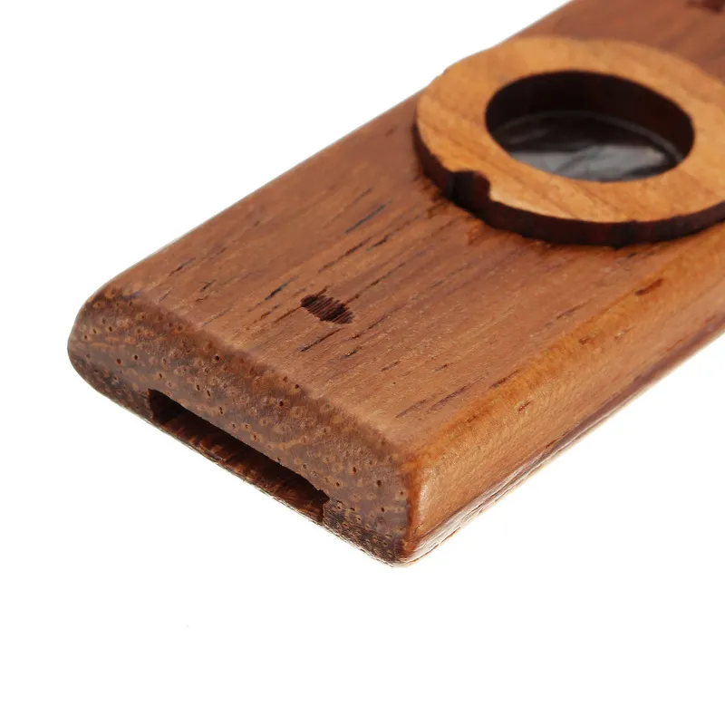 Highend Wood Kazoo Enstrüman ukulele gitar ortağı ahşap mızıka, müzik çalar için metal kutu ile çocuk oyuncak hediyesi7527799