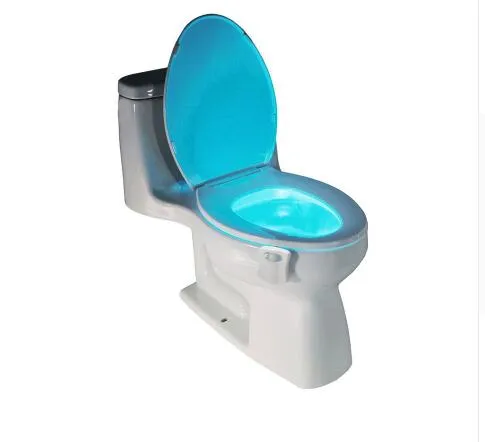 LED Toilet Seat Light With PIR Motion Sensor Toilet And Auto Change For  Bathroom From Cindan, $3.28