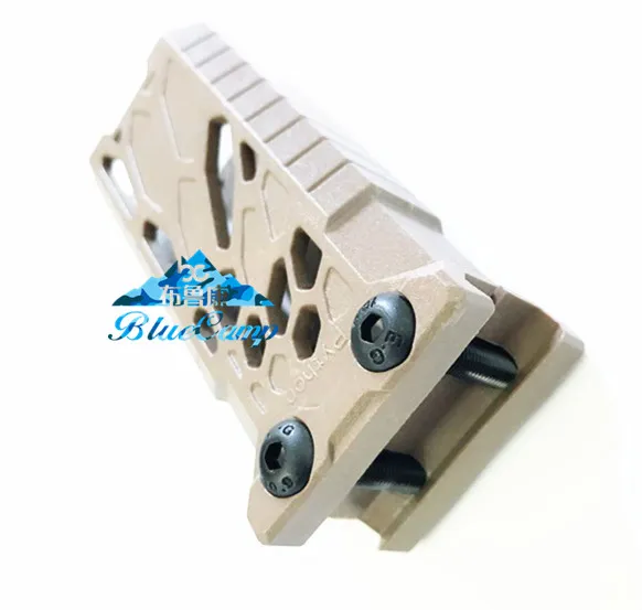 Tactical Rail Forend Front Grip Flat Rail Vertical Foregrips for 20mm Mount Picatinny Rail Mount for Airsoft