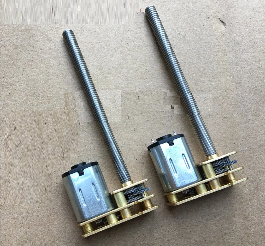 2 SZTUK N20 Flip-M4 * 55mm Great śruba silnika przekładni Mikro Motor DIY Miniaturowy Silnik DC z szybkością długości 55 mm