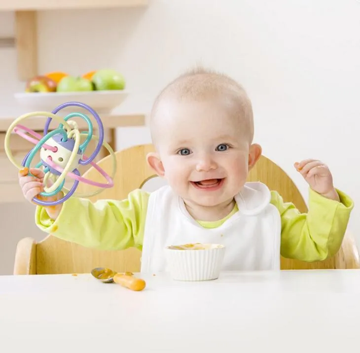 Bébé molaires jouets activités jouets Manhattan bébé main saisir la balle jouet de dentition hochet et jouets de dentition sensoriels activité jouet MH01