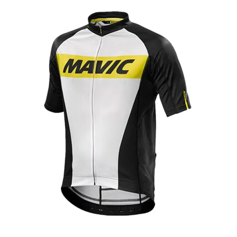 Team Mavic Mangling Ciclismo Mangas Curtas Jersey Road Corrida Camisas Bicicleta Tops de Bicicleta Respirável Esportes Ao Ar Livre Maillot S21042901