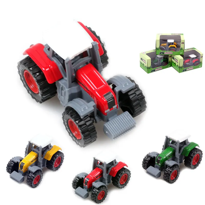 Alloy Car Model Toys, Mini Farm Trucks, Tractor, Boys' Favorate, High Simulation,for Party Kid' Birthday' Gifts, Collecting, Home Decoration