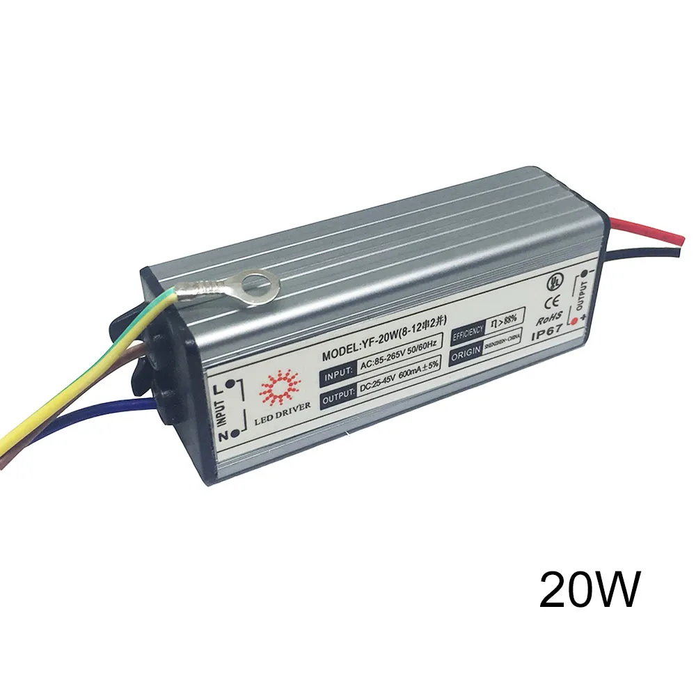 BSOD 30W LED Transformer Driver - IP67 Waterproof Power Supply AC85-265V Input 900mA Output