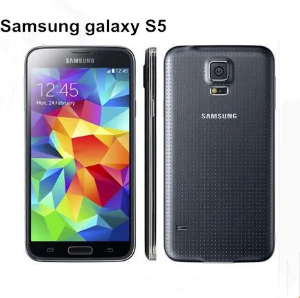 Samsung Galaxy S5 débloqué d'origine i9600 G900A/G900T/G900P/G900V/G900F 5.1 "16GB ROM Android téléphone portable remis à neuf