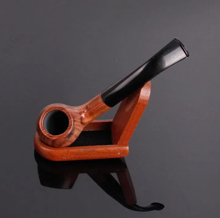 Rosewood pipe filter, portable carving, carved red sandalwood, pipe, smoking set, smoking accessories