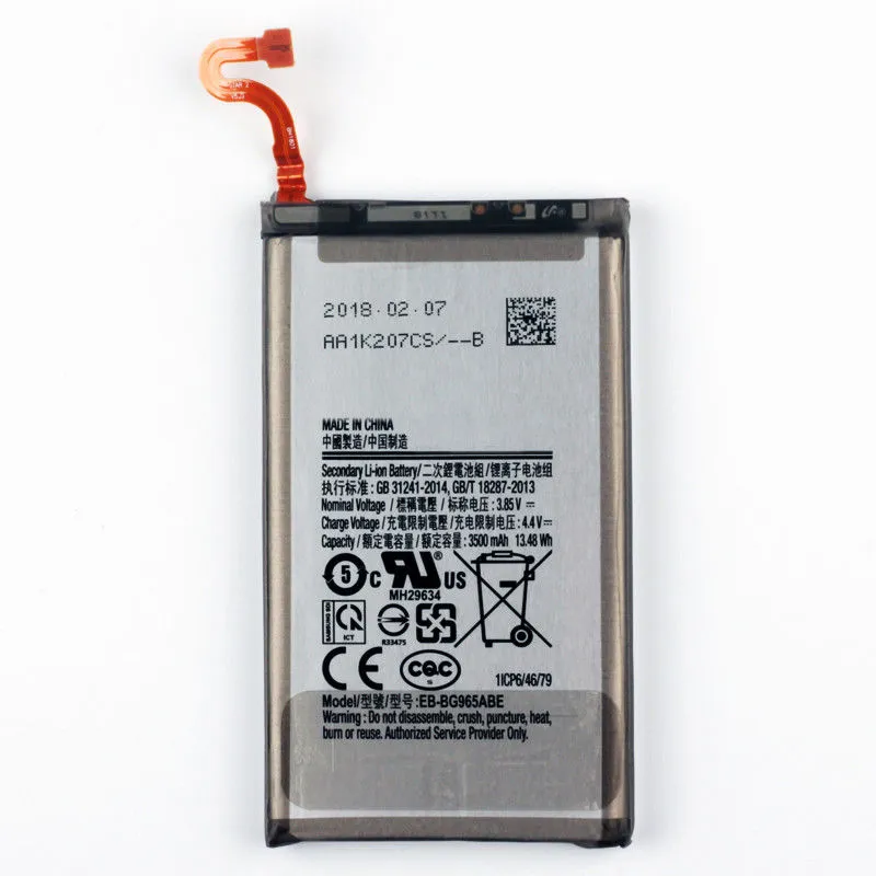 100% Original NEW EB-BG960AB 3000MAH / EB-BG965ABE 3500MAH Byte Batteri för Samsung Galaxy S9 G960 S9 Plus G965