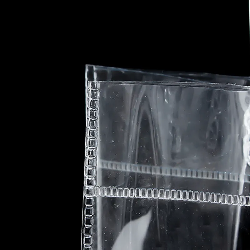 Bolsa de regalo de plástico de 8 tamaños respetuosa con el medio ambiente con bolsa de plástico transparente de PVC a presión LZ14387408718