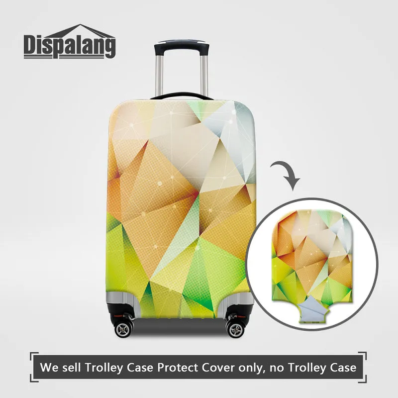Waterproof Elastic Suitcase Stretch Thick Case Covers Diamond Customized Design 18 20 22 24 26 28 30 32 Inch Teenagers Luggage Protector Covers
