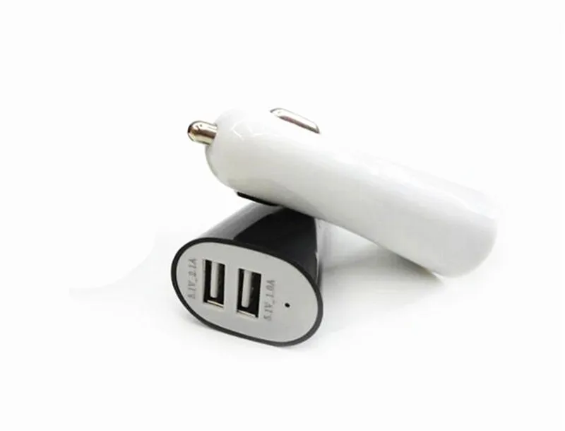 Handy-Ladegerät Mini Micro Dual USB Auto bunt Ladegerät Adapter Port 5V 21A1A Adapter für Samsung MP3 GPS7717265