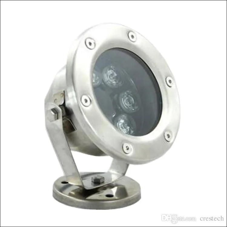 underwater light LED stainless housing 3 6 9 12 15 18 RGB waterproof lamp for fountain plaza