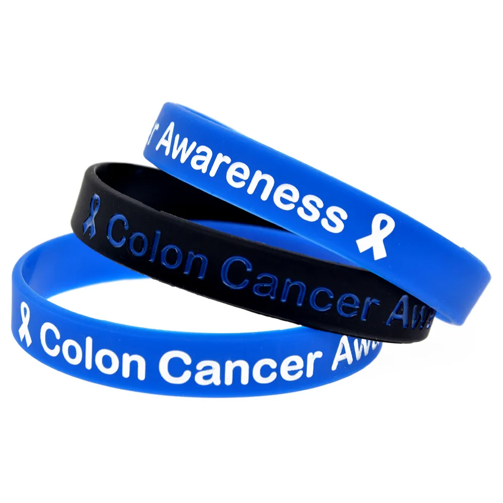 Colon Cancer Awareness Silicone Bracelet By Wear This Jewelry As A Reminder In Daily Life From 29 56 DHgate