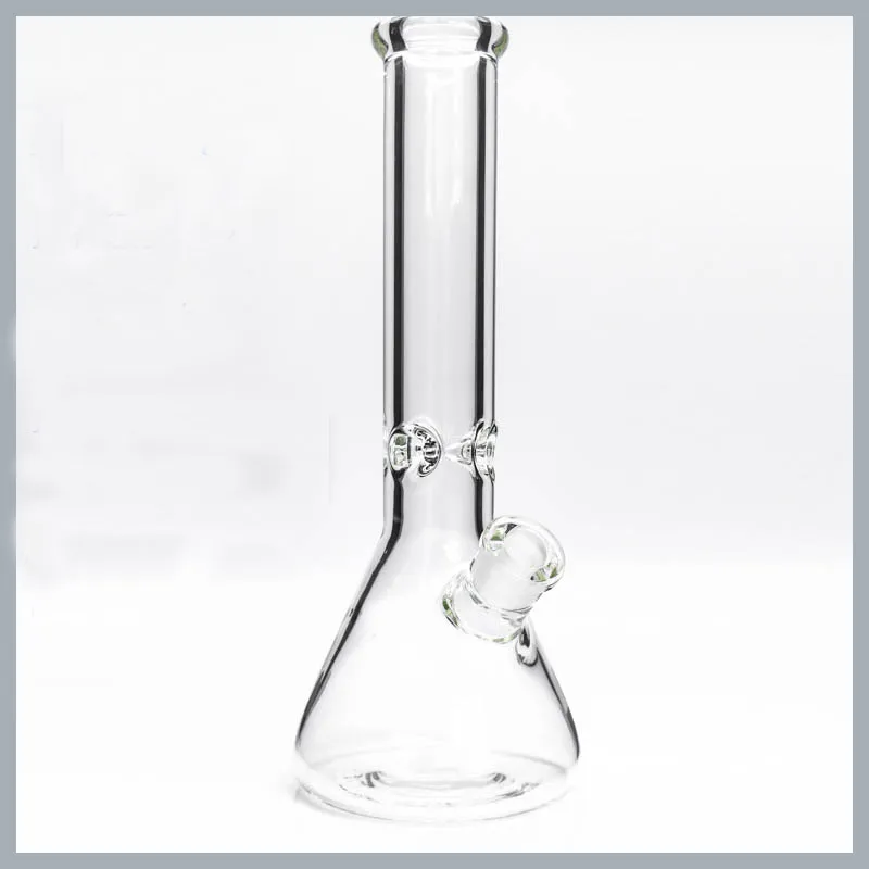 Narguilés 9mm 18 pouces d'épaisseur Bongs en verre Beaker Bong Pipes Base Heady Water Pipes à eau