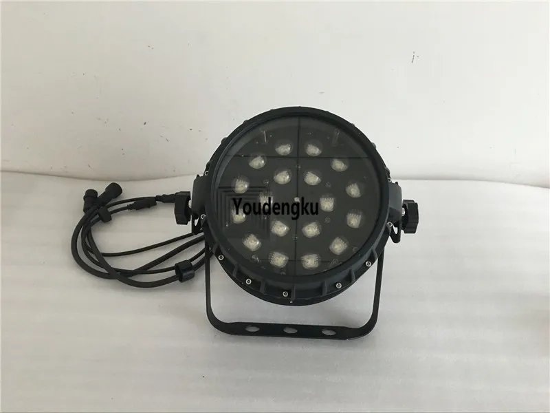 6分間中国屋外RGBWA UV LED PAR缶のズーム18x18W 6in1防水パーパルプルーフパープルーフパラ