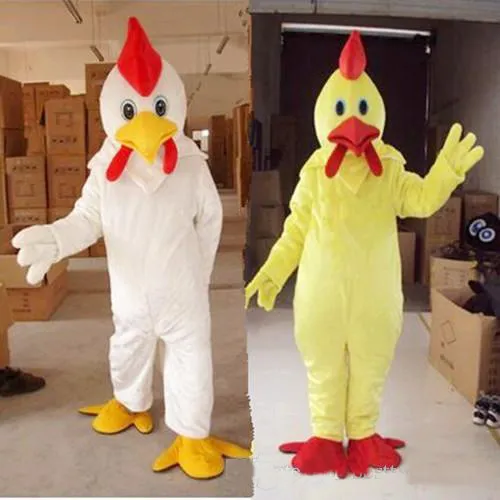 2018 Costume De Mascotte De Poulet Méchant Halloween Noël Fête D'anniversaire Taille Adulte Vêtements Livraison Gratuite