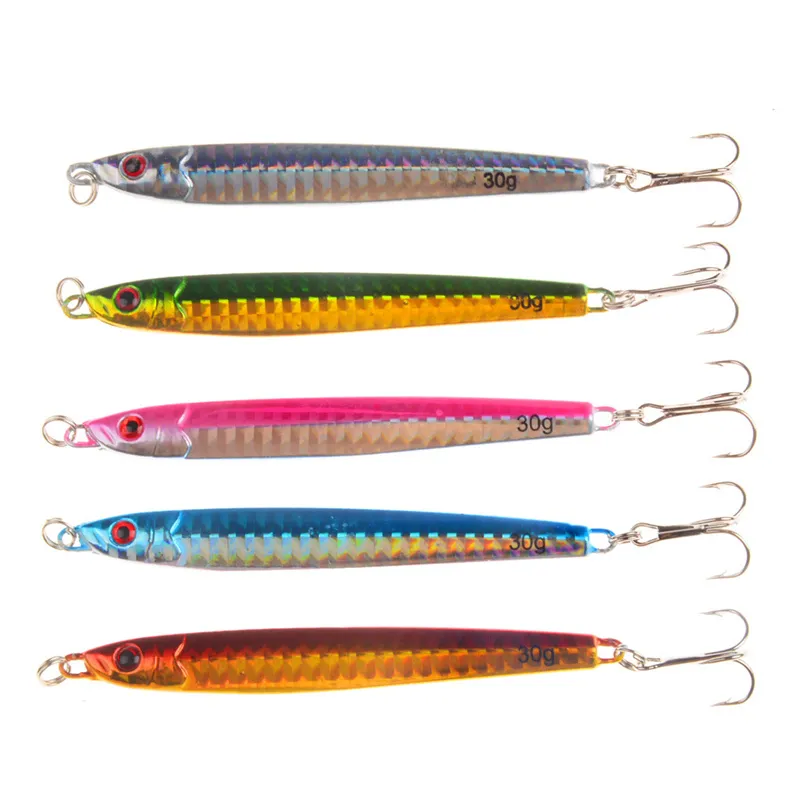 Neue Blei Fisch körper Laser Swimbaits Metall fischköder 9 cm 30g Schnell Deep Diving Pailletten Crankbaits Jigs köder