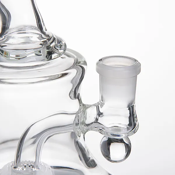 14mm hona glas vattenrör Röktillbehör Banger Hanger Nail Pyrex oljeriggar Bong Tjock Återvinnare oljerigg bubblare Vattenpipor för rökning