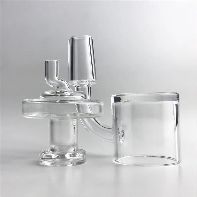 30mm XXL Quartz Banger Carb Cap with Hookah 4mm Thick Bottom Flat Top 10mm 14mm 18mm Clear Pyrex Glass Caps Dabber